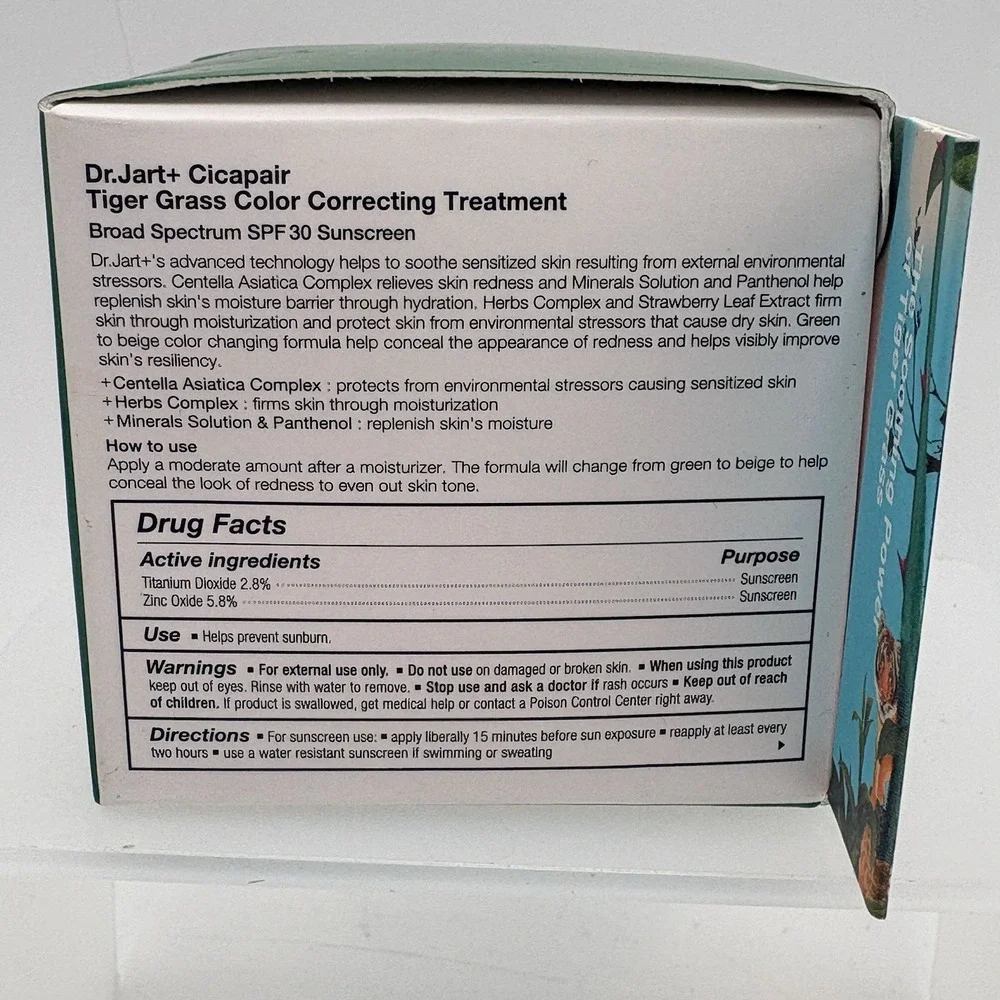 Dr. Jart+ Cicapair Tiger Grass Color Correcting Treatment SPF30 1.7oz (50 ml)